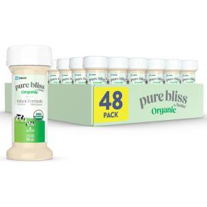 imagePure Bliss by Similac Organic Infant Formula Easy to Digest USDACertified Organic Ready to Feed 2floz Bottle Pack of 48