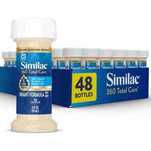 imageSimilac 360 Total Care Infant Formula Has 5 HMO Prebiotics Our Closest Prebiotic Blend to Breast Milk NonGMO Baby Formula Ready to Feed 32floz Bottle Pack of 62 oz btl 48 Count