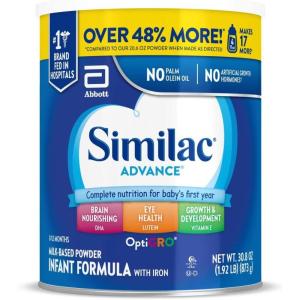 imageSimilac Advance Infant Formula With Iron Baby Formula Powder 308oz Value Can308oz 1 Count