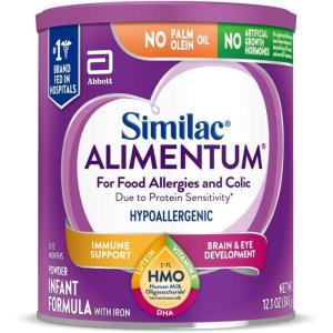 imageSimilac Alimentum With 2FL HMO Hypoallergenic Infant Formula for Food Allergies and Colic Due to Protein Sensitivity Baby Formula Powder 121oz Can