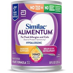 imageSimilac Alimentum with 2FL HMO Hypoallergenic Infant Formula for Food Allergies and Colic Due to Protein Sensitivity ReadytoFeed Baby Formula 8floz Bottle Pack of 248oz 2 Count