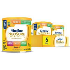 imageSimilac NeoSure Premature PostDischarge Infant Formula Baby Formula Powder 228oz Value Can Pack of 4131oz 6 Count